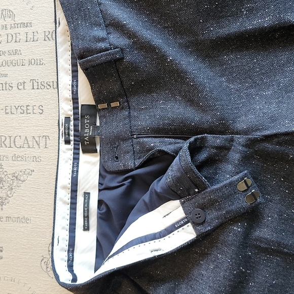 Talbots Petites wool tweed pants - Picture 3 of 13
